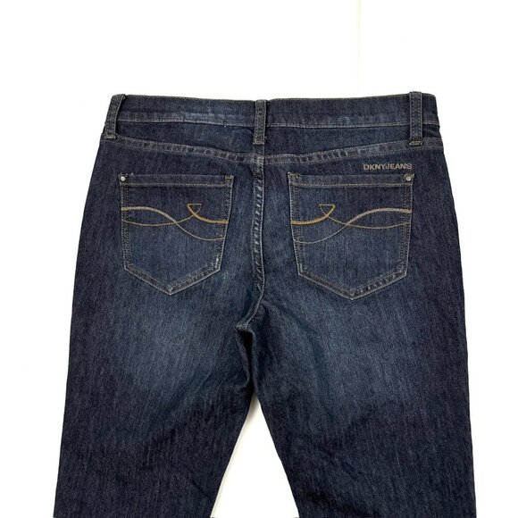 DKNY Skinny Women's size 6P Dark Wash Blue Denim jeans - Picture 4 of 4